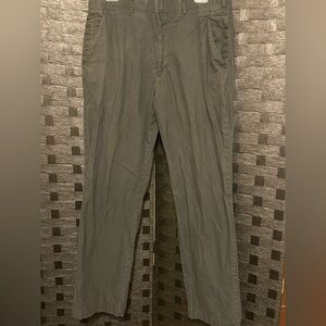 DKNY Elite Men’s Cotton Blend Pants Size 34x30 Black Preowned Read